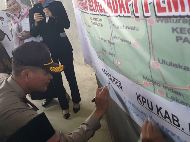 Kapolres Konawe Selatan; Jaga Netralitas Penyelenggara Pemilu