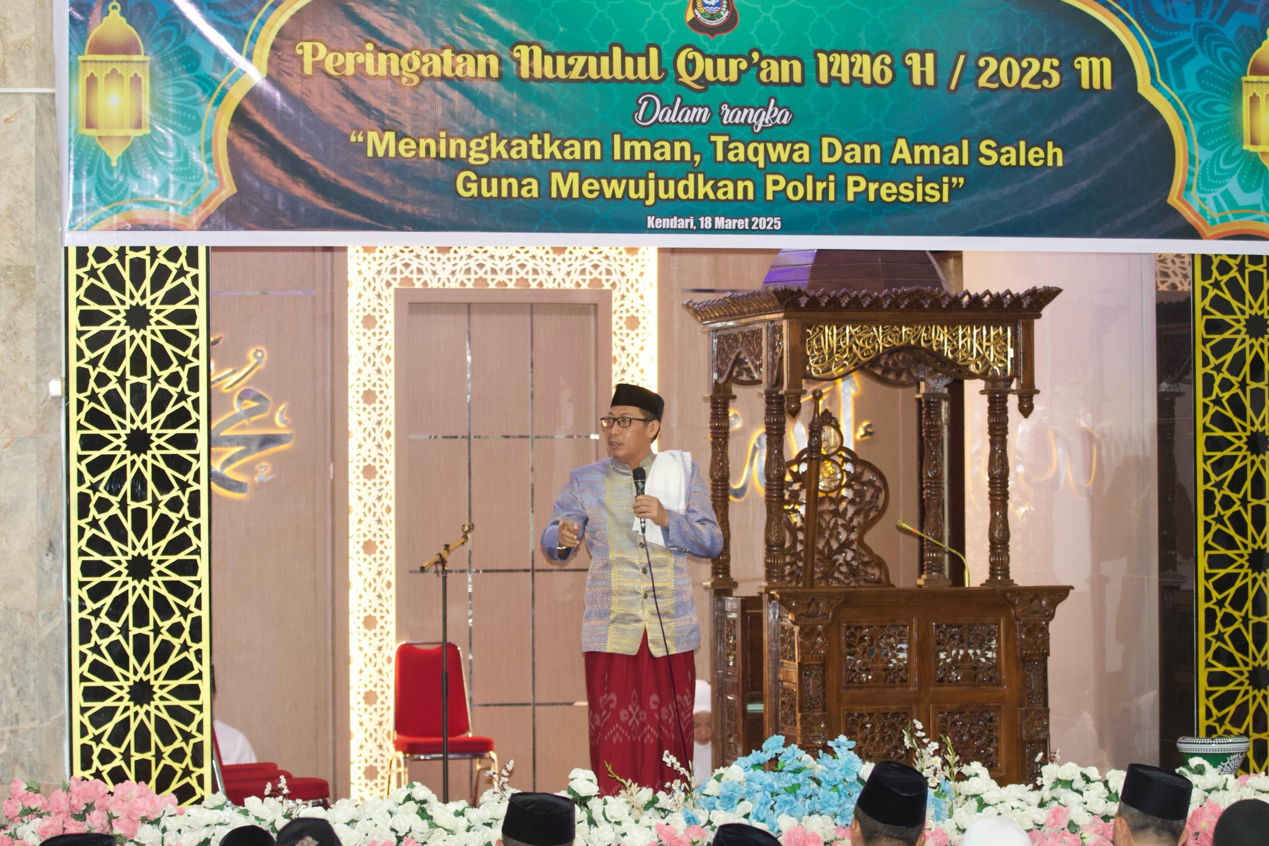 Polda Sultra Gelar Perayaan Nuzulul Quran 1446 H, Perkuat Iman dan Taqwa