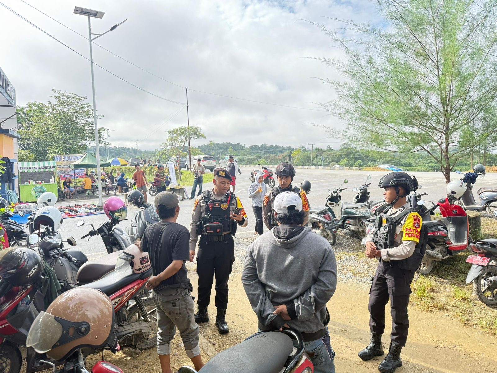 Satgas Preventif Polda Sultra Monitoring Dugaan Pungli Berkedok Parkir di Area Kolam Retensi Kendari