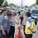 Tutup Dua U-Turn, Ditlantas Polda Sultra Rekayasa Lalu Lintas untuk Kurangi Kemacetan di Baruga