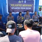 Sosialisasi Kamseltibcarlantas Bersama Komunitas Truk PT. SRILL dan Pembagian Brosur di Jalur By Pass